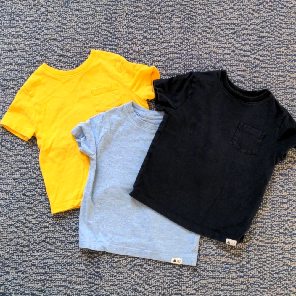Trio of Baby Gap Basic Tees